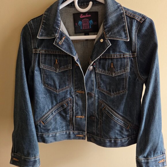 MARC JACOBS Jackets & Blazers - MARC JACOBS - WOMENS CROPPED DENIM JACKET USED WORN SIZE MEDIUM